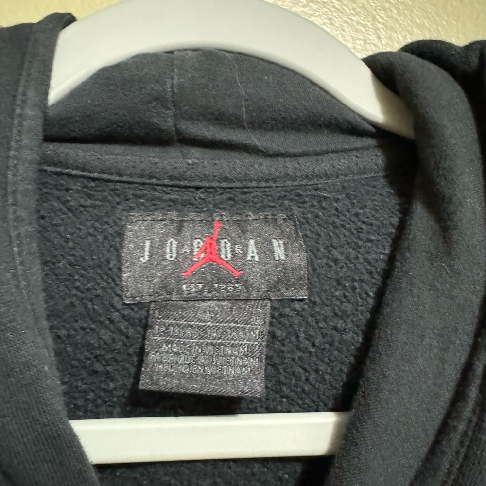 Jordan Black Hoodie, Size‎ L - Picture 4 of 4